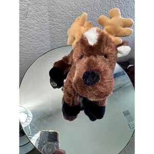 Ganz Webkinz Moose Plush Stuffed Animal Toy, Brown Tan Cute‎ Collectible